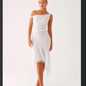 Peppermayo Exclusive - Huntah Midi Dress - Ivory